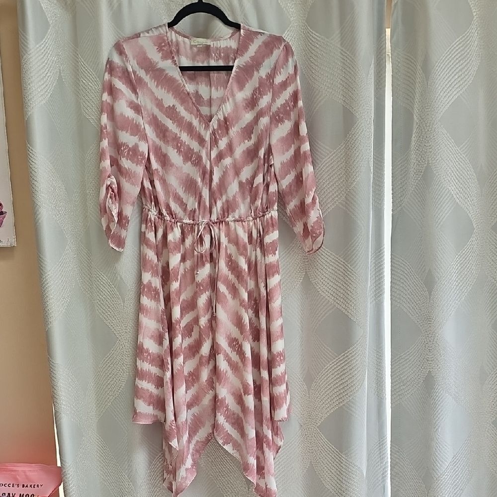 Chenault Pink and White Women's Dress